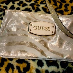 Silver guess Crossbody bag